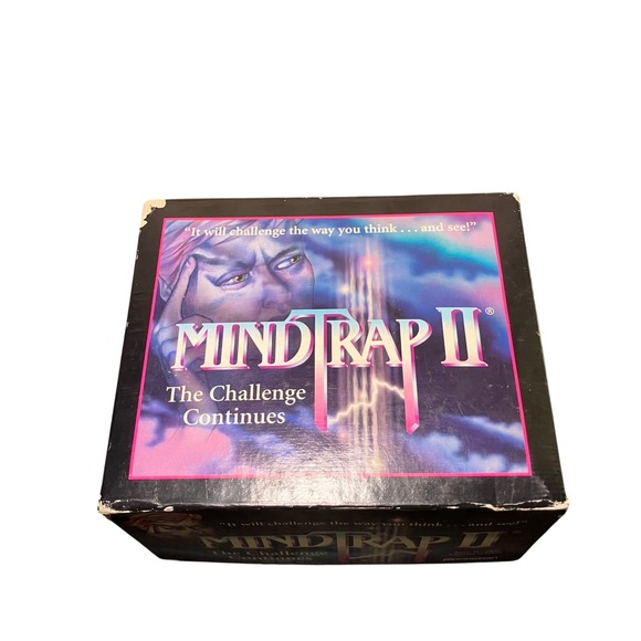 Mind Trap II The Challenge Continues Board Game Pressman 1997 Complete - Picture 2 of 8